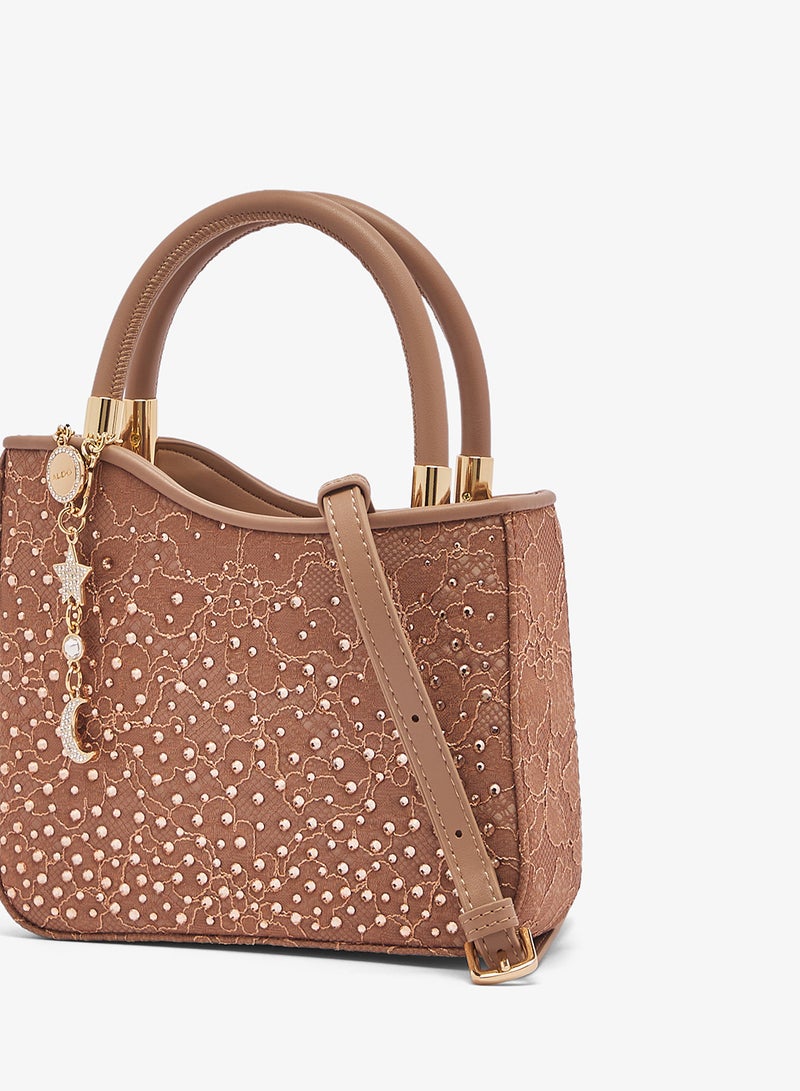 ALDO Sunlace Top Handle Satchel Bag - Image 3
